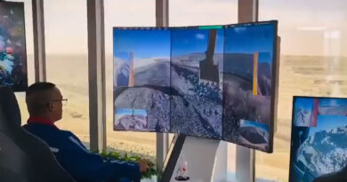 koparki sterowane z biura w Chinach